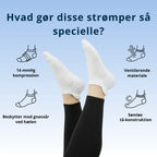 Kompressiosukat bambusta nilkkaan asti