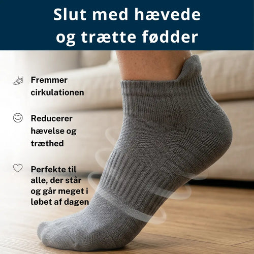 Kompressiosukat bambusta nilkkaan asti